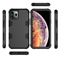 Miniatyrbilde 4 av 11: iPhone 11 Pro Max - Elegant Smart Skal (LEMAN) Grå/Orange