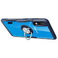 Miniatyrbilde 5 av 11: Smidigt Skal med Ringhållare (Leman) - Samsung Galaxy A10 Mörkblå