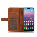 Miniatyrbilde 7 av 7: Retro-Fodral med Plånbok av PU-Läder till Huawei P20 Brun