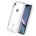 Miniatyrbillede 2 af 7: iPhone XR - Smidigt Silikonetui med Kortlomme Transparent/Genomskinlig