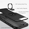 Miniatyrbilde 6 av 11: Samsung A6 Plus - Praktiskt Skal med Kickstand (LEMAN) Mörkblå