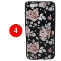 Miniatyrbillede 1 af 11: LEMAN Skal med Blom-motiv för Huawei Honor 9 4
