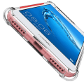Miniatyrbillede 7 af 8: Stöttåligt Silikonskal Floveme - Huawei Y5 2019 Transparent/Genomskinlig