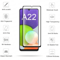 Pikkukuva 8 / 8: 3-PACK Samsung Galaxy A22 5G 2.5D HD 0,3mm Sk�rmskydd Svart