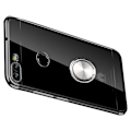 Pikkukuva 5 / 11: Stötdämpande Skal med Ringhållare - Huawei P Smart 2018 Blå