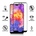 Miniatyrbillede 4 af 11: Huawei P20 | Skärmskydd | ProGuard | 2.5D | med Ram | HD-Clear Svart