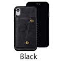Pikkukuva 9 / 11: Smidigt Retro Skal med Korthållare - iPhone XR Svart