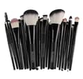 KABUKI Sminkborstset med 22 borstar - ORIGINAL - Svart