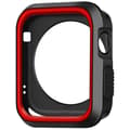 Stötdämpande Skyddsskal för iWatch Serie 1/2/3 Svart/Röd 38mm
