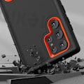 Pikkukuva 10 / 11: Galaxy S23 Ultra Armor Duty Kickstand Skal  Ultimat Skydd och Användarvänlighet Orange