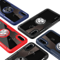 Miniatyrbilde 8 av 11: Huawei P30 Lite - Stötdämpande Skal med Ringhållare LEMAN Blå