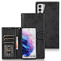 Pikkukuva 1 / 11: Praktiskt Plånboksfodral (Leman) - Samsung Galaxy S21 Svart