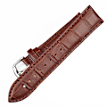 Miniatyrbilde 10 av 11: Stilsäkert Retro-Design-Design Klockarmband i PU-Läder Brun 18mm