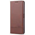 Smidigt AZNS Plånboksfodral - Samsung Galaxy A22 5G Mörkbrun