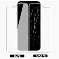 Pikkukuva 3 / 11: ProGuard iPhone 8+ Baksida Skärmskydd 9H Screen-Fit Transparent/Genomskinlig