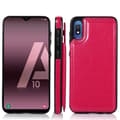 Samsung Galaxy A10 - Skal med Korthållare Rosaröd
