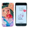 Skyddande Skal i Silikon till iPhone 7 Plus (PRETTY FLAMINGO)