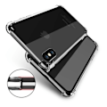 Pikkukuva 1 / 9: Silikonskal med Skyddsfunktion för iPhone X/XS Guld-Mörk