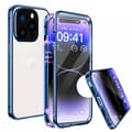 Dubbelsidigt Magnetskal - iPhone 14 Pro Blå