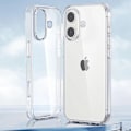 Pikkukuva 2 / 11: iPhone 16 Skal med Krispigt Klar Design - Tunt och Stötdämpande Silikonskal