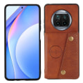 Pikkukuva 1 / 10: Professionellt Skal med Kortfack - Xiaomi Mi 10T Lite Ljusbrun