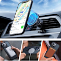 Pikkukuva 7 / 11: iPhone 15 Plus - Smidigt Magnetiskt Matt Fodral