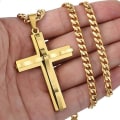 Pikkukuva 1 / 6: Elegant Kors Halsband Guld