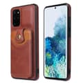Samsung Galaxy S20 - Skal med Korthållare Mörkbrun