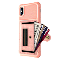 Pikkukuva 7 / 11: iPhone XS Max - Skal med Korthållare Roséguld