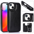 Pikkukuva 1 / 11: Iphone 15 - Läder Fodral med 3-kortfack Black