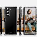 Pikkukuva 5 / 11: Slitstarkt Hybridskal - Perfekt för Galaxy Z Fold 6 Transparent