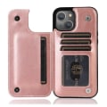 Miniatyrbillede 9 af 11: Elegant fleksibelt cover med kortrum - iPhone 13 Svart