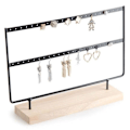 Miniatyrbilde 10 av 11: 48 Hål Elegant Smidigt Smyckesställ Svart