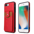 Miniatyrbilde 3 av 11: Kraftfullt Skal med Kortfack - iPhone 8 Plus Svart