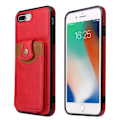 Pikkukuva 3 / 11: Kraftfullt Skal med Kortfack - iPhone 8 Plus Mörkblå