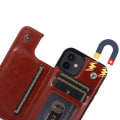 Pikkukuva 11 / 11: Nkobee Skal med Kortplatser - iPhone 12 Mini Brun