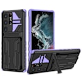 Pikkukuva 1 / 11: Galaxy S23 Ultra Wallet Case - Perfekt Skydd och Funktion i Ett Blå
