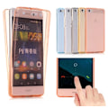 Pikkukuva 2 / 8: Huawei P10 - CRYSTAL Silikonfodral med TOUCHFUNKTION Rosa