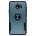 Skyddsskal med Ringh�llare - Samsung Galaxy J4 2018 Petrol