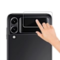 Miniatyrbillede 9 af 11: 2-PACK 1Set Skärmskydd (Baksida) Kameralinsskydd Galaxy Z Flip 3 Transparent/Genomskinlig