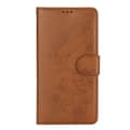 iPhone 16  LEMAN Plånboksfodral med Skalfunktion Brun