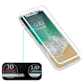 Pikkukuva 8 / 11: iPhone X - (3-PACK) MyGuard Skärmskydd av Carbonmodell (HD) Svart