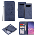 Miniatyrbillede 1 af 11: Veludført 2 i 1 Pungeetui - Samsung Galaxy S10 Plus Svart