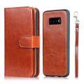 Miniatyrbillede 3 af 11: Elegant 9-Kort Royben Plånboksfodral - Samsung Galaxy S10 Plus Roséguld