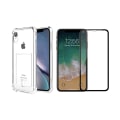 Pikkukuva 7 / 11: Kuori korttipidikkeellä ja näytönsuojalla iPhone XR Transparent