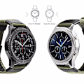Miniatyrbilde 9 av 11: Stilsikkert Nylonarmbånd - Samsung Galaxy Watch S3 Frontier Svart 22mm