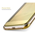 Pikkukuva 2 / 11: iPhone 6/6S - LEMAN Stilrent Clear View-fodral (ORIGINAL) Guld
