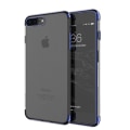 Pikkukuva 1 / 9: iPhone 7 PLUS - Stilrent Exklusivt Smart Silikonskal FLOVEME Blå