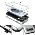 Miniatyrbild 5 av 5: Kraftigt Skyddsfodral i Aluminium - Samsung Galaxy S21 Röd