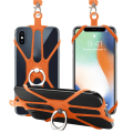 Miniatyrbild 7 av 11: Smart Mobilhållare / Mobilhalsband (Universal) Grå
